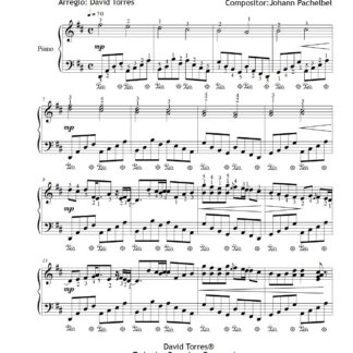 Canon In D Arreglo By David Torres